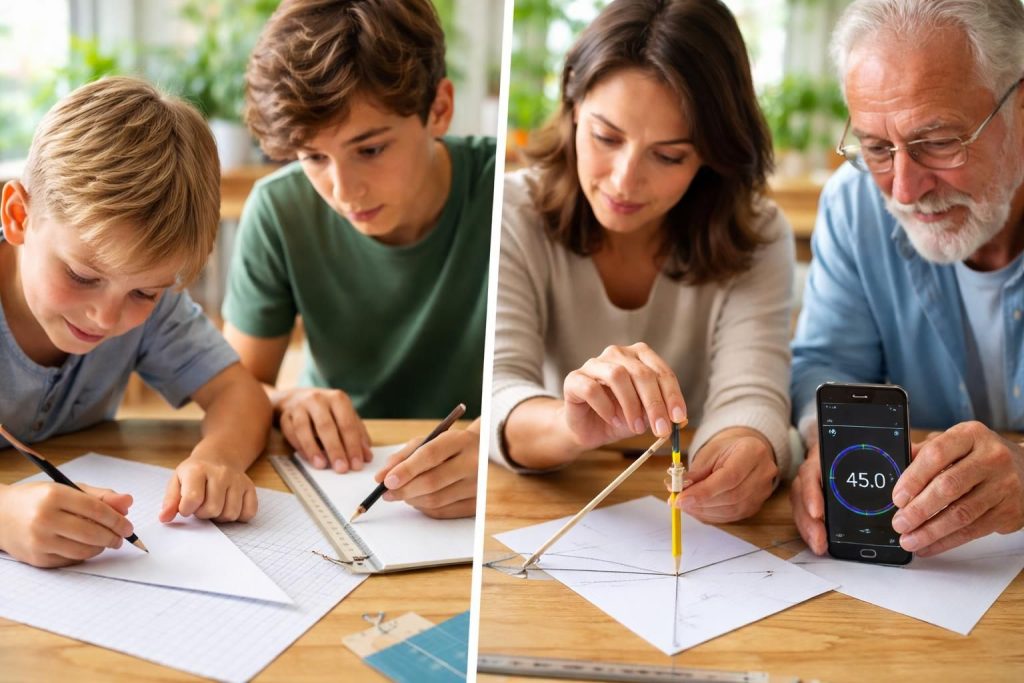 découvrez des méthodes simples et efficaces pour mesurer un angle sans utiliser de rapporteur, adaptées à tous les âges et niveaux.