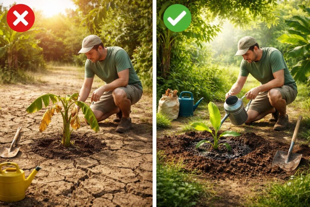 découvrez comment planter un bananier avec succès en évitant les erreurs courantes. guide pratique pour un jardin tropical florissant.