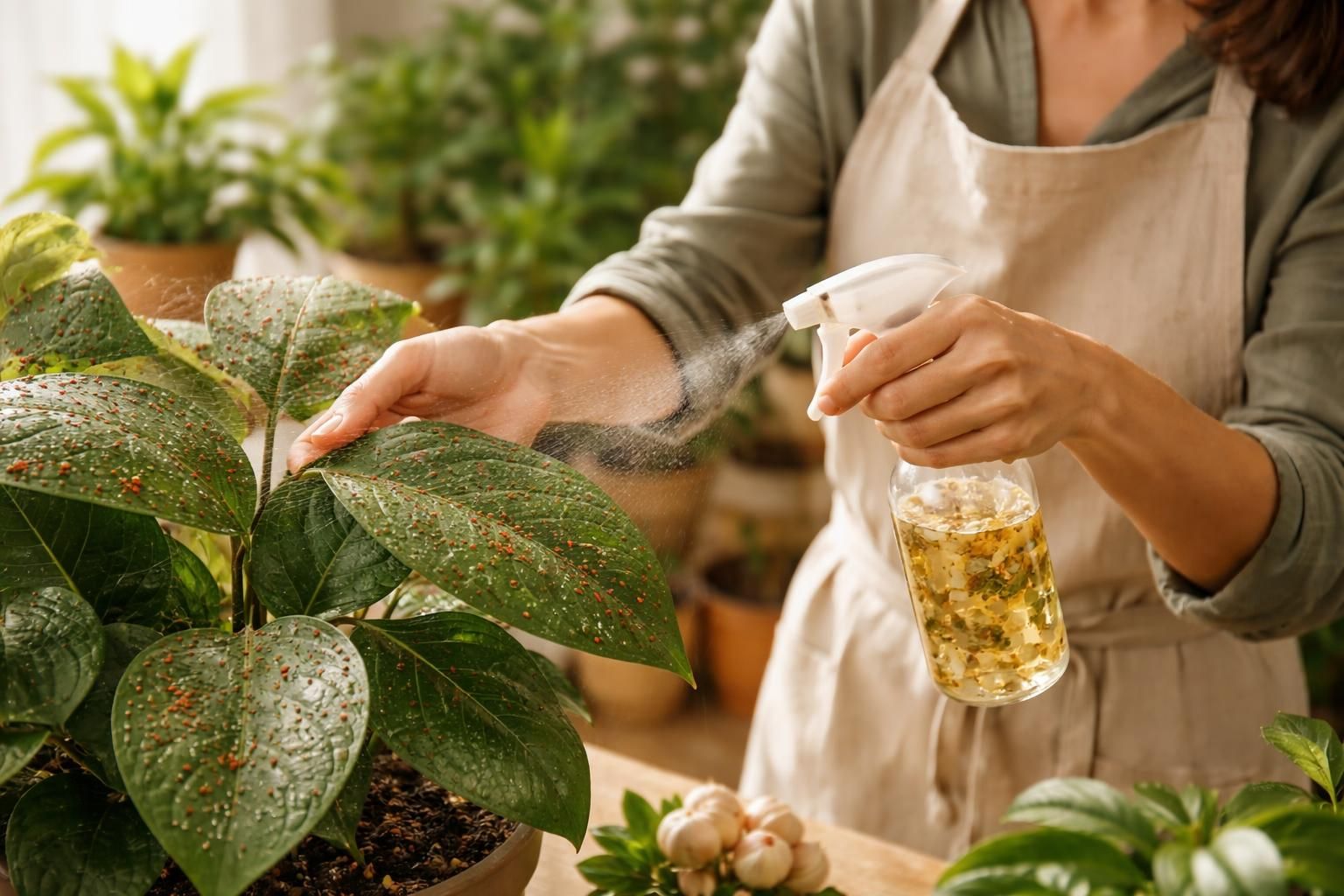découvrez comment un remède de grand-mère simple et naturel peut protéger efficacement vos plantes contre les araignées rouges et préserver leur santé.