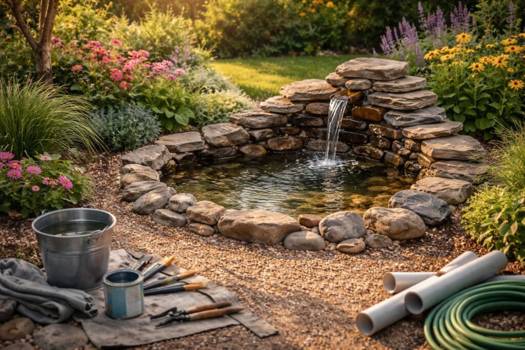 découvrez des idées simples et diy pour créer une fontaine extérieure soi-même, et embellissez votre jardin facilement.