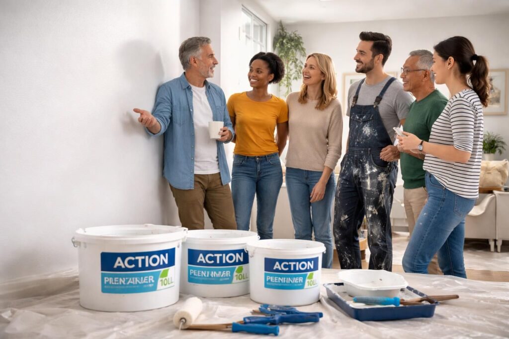 découvrez les avis sur la peinture murale blanche d'action 10l. partagez vos expériences et conseils pour un résultat impeccable.