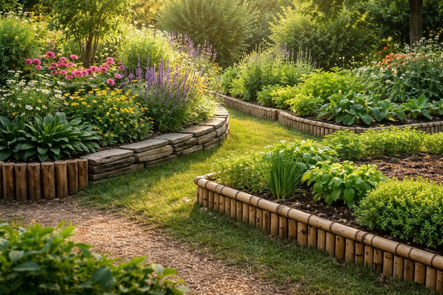 découvrez les plus belles façons naturelles de poser des bordures de jardin sans utiliser de béton pour un espace extérieur esthétique et écologique.