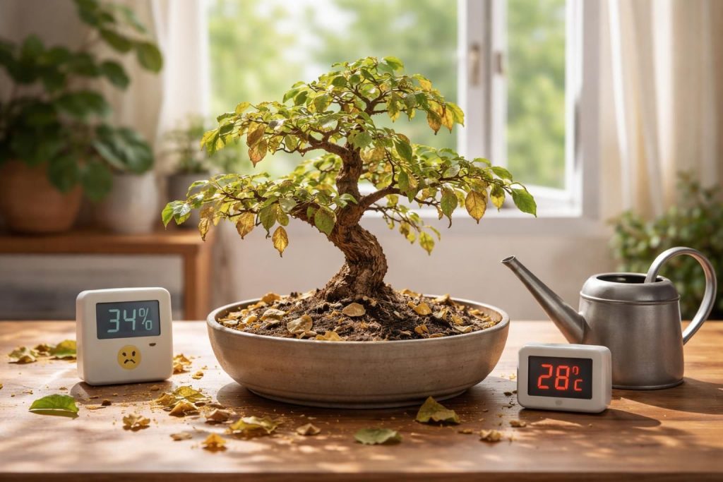 découvrez les conditions de culture essentielles pour un bonsaï qui perd ses feuilles et apprenez comment le soigner efficacement afin de préserver sa santé.