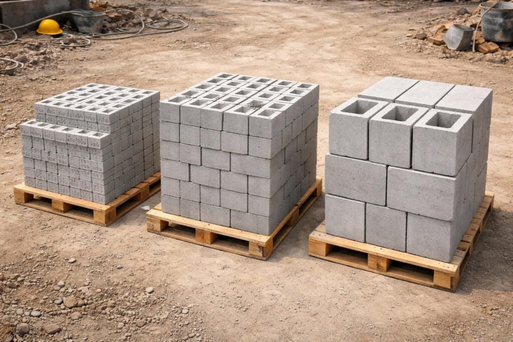 découvrez les différentes tailles de parpaings et comment elles influent sur le nombre de parpaings contenus dans une palette pour optimiser vos achats et votre chantier.