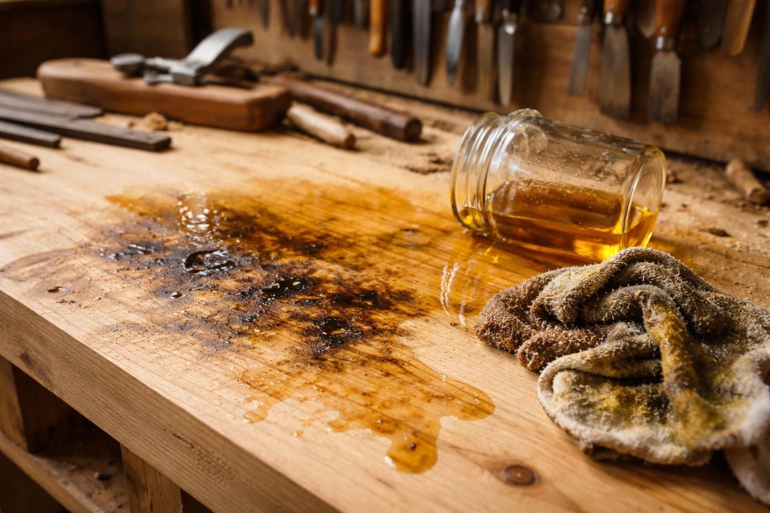 découvrez pourquoi les dangers de l'huile de lin pour le bois ne doivent pas être négligés et comment protéger efficacement vos surfaces en bois.
