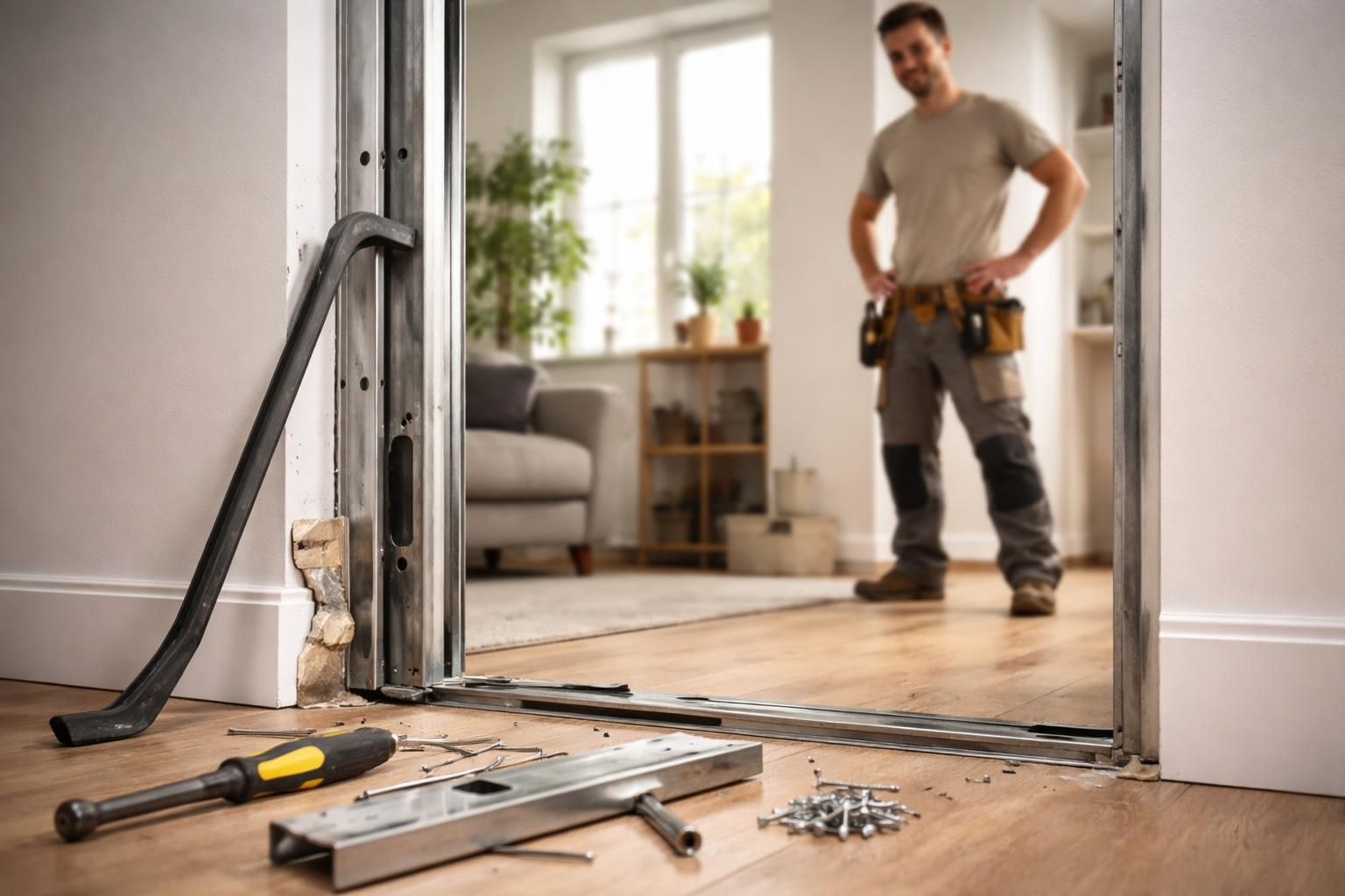 découvrez comment enlever un encadrement de porte en métal vous permet de réaliser des économies en évitant des frais professionnels coûteux et en facilitant vos travaux de rénovation.