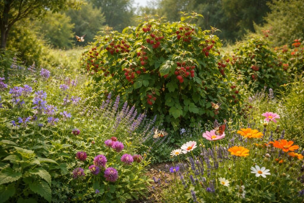 découvrez quelles plantes et astuces planter au pied des framboisiers pour attirer les pollinisateurs essentiels et favoriser une meilleure récolte.