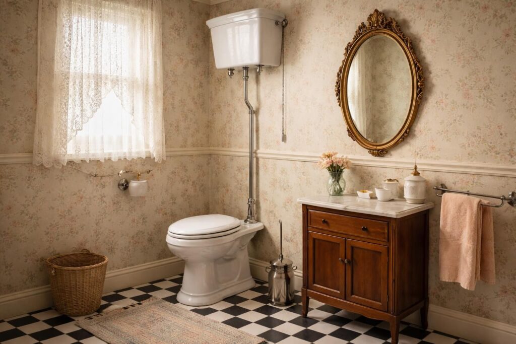 découvrez comment créer une ambiance vintage dans vos toilettes avec des décorations rétro, des accessoires authentiques et des astuces de style pour un espace charmant et original.