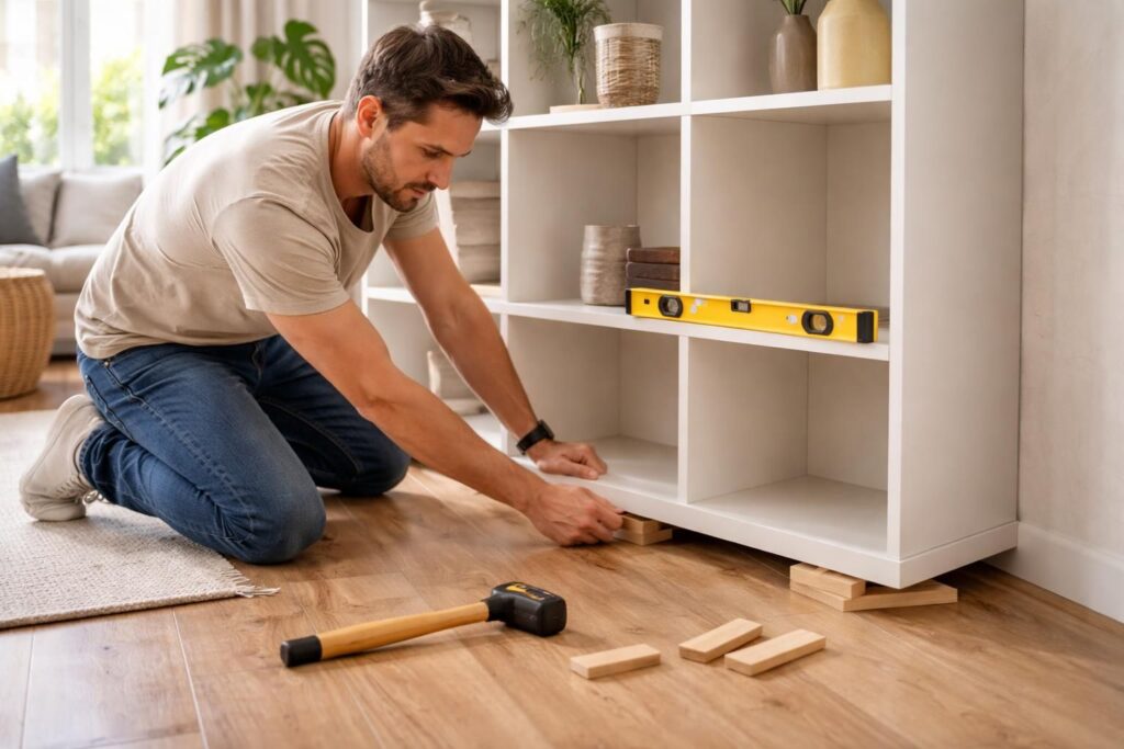 découvrez toutes les astuces et étapes essentielles pour caler un meuble de manière stable et sécurisée, et éviter qu'il ne bascule ou n'abîme votre sol.